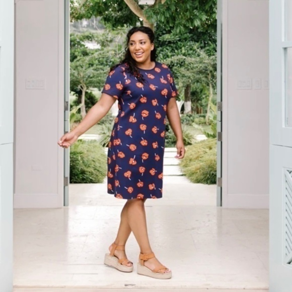 Draper James Poppy Ponte Shift Dress - Picture 4 of 6